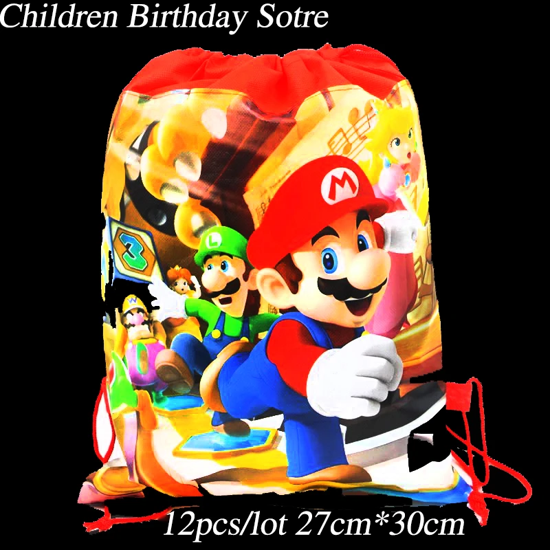 12ピース ロットスーパーマリオバックパック巾着袋マリオ誕生日パーティーの装飾スーパーマリオテーマ巾着バックパックの袋 ギフトバッグ ラッピング用品 Aliexpress 12ピース ロットスーパーマリオバックパック巾着袋マリオ誕生日パーティーの装飾スーパーマリオテーマ巾着バックパックの袋 ギフトバッグ ラッピング用品 Aliexpress