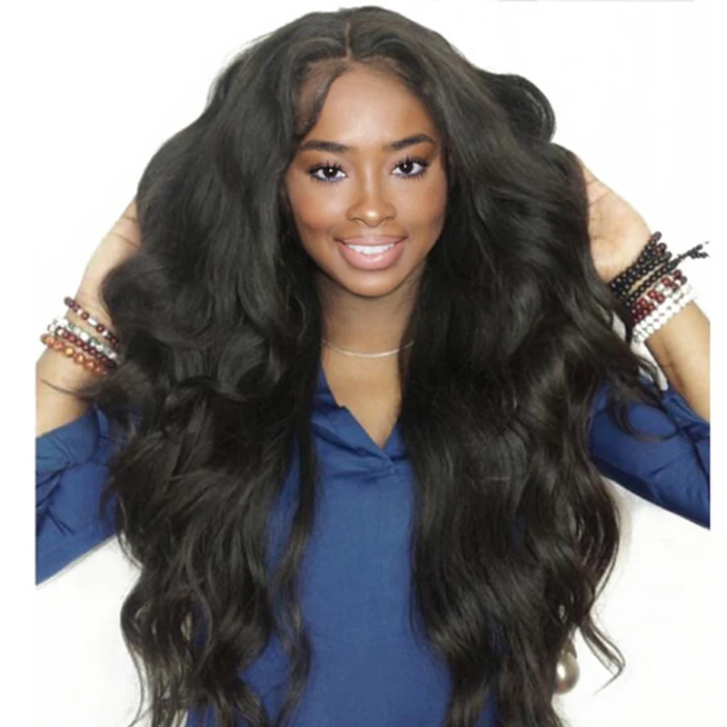 250% Density Lace Front Human Hair Wigs For Black Women Pre Plucked With Baby Hair Brazilian Remy Body Wave Wig Sunny Queen body-wave
