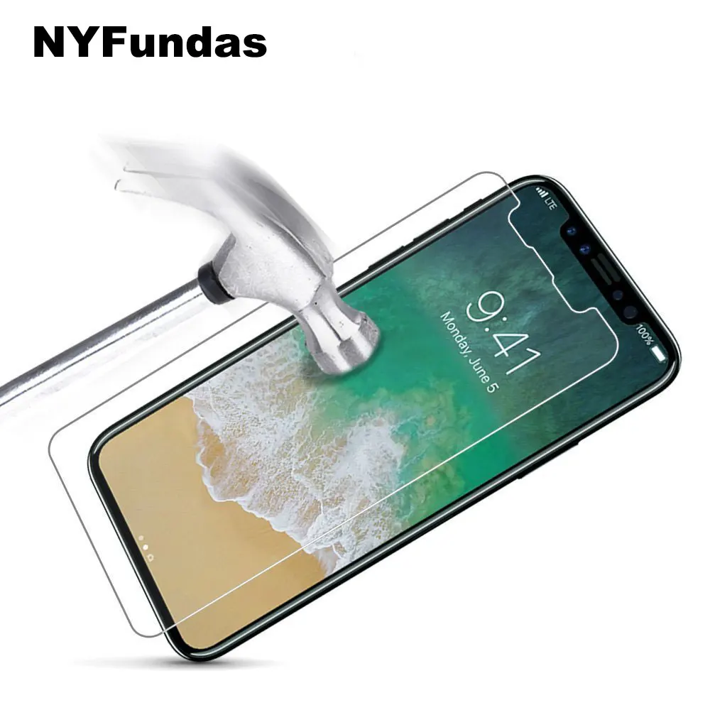 NYFundas для iPhone X защитная пленка из закаленного стекла 10 8 Plus 7 6 S 5 5S SE 5SE пленка|pelicula de