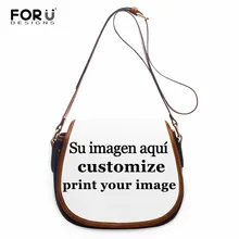 FORUDESIGNS/женские сумки-мессенджеры из искусственной кожи на заказ, Женская мини-сумка через плечо для девочек-подростков, Женская Регулируемая сумка на плечо