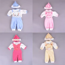 3 шт./компл. модная кукольная одежда костюм с шляпой для 50 см Reborn Baby Doll аксессуары для куклы лучшие подарки 4 цвета Палочки