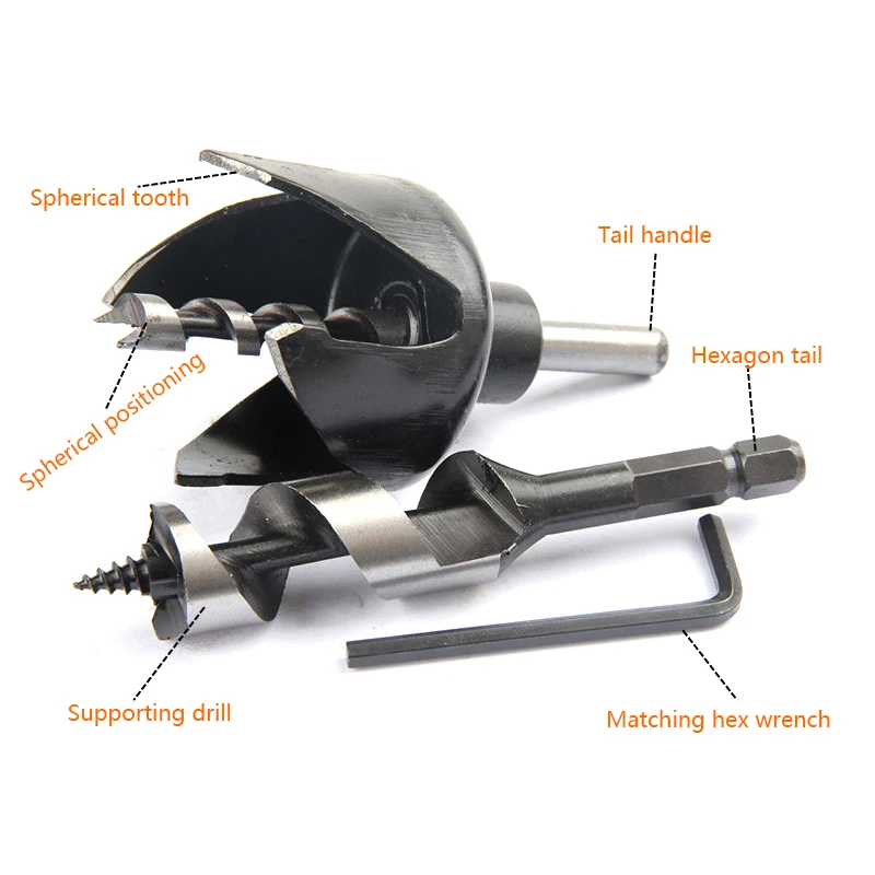 1pcs 54 52mm Door Lock Installation Kit Hole Saw Drill Bits Set