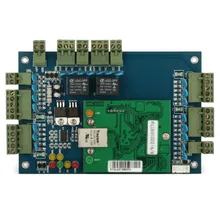 TCP/IP LAN socket RFID IC reader 2 door access controller access control panel board for enter door access control system
