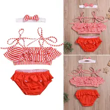 Pudcoco/купальный костюм для новорожденных девочек; пляжный купальник; купальный костюм; комплект для детей от 0 до 24 месяцев