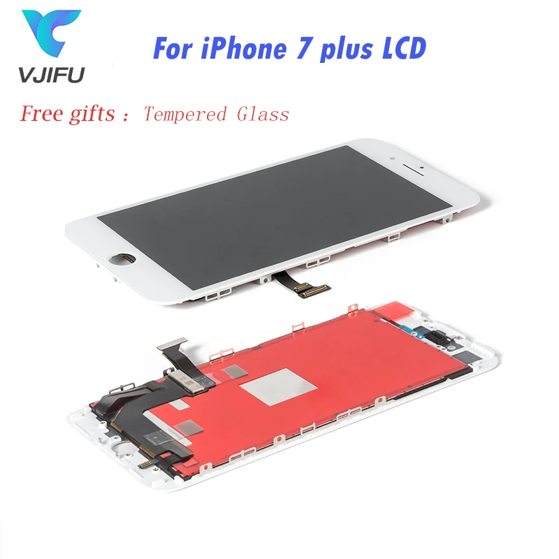 30 Pz/Lotto Display Lcd 7 + Per Il Iphone 7 Plus Screen Display Lcd Digitizer Assembly Con 3D Funzione Touch Per Iphone 7 Plus Schermo