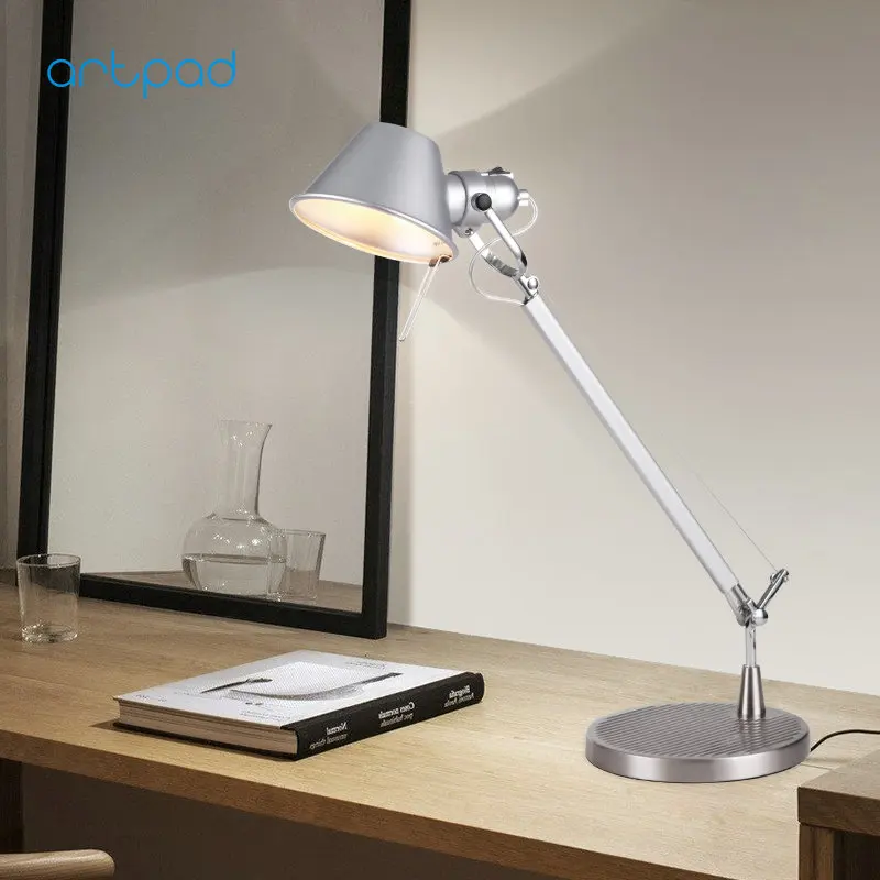 Artpad бизнес подарок модный дизайн светодиодная настольная лампа из алюминия E27