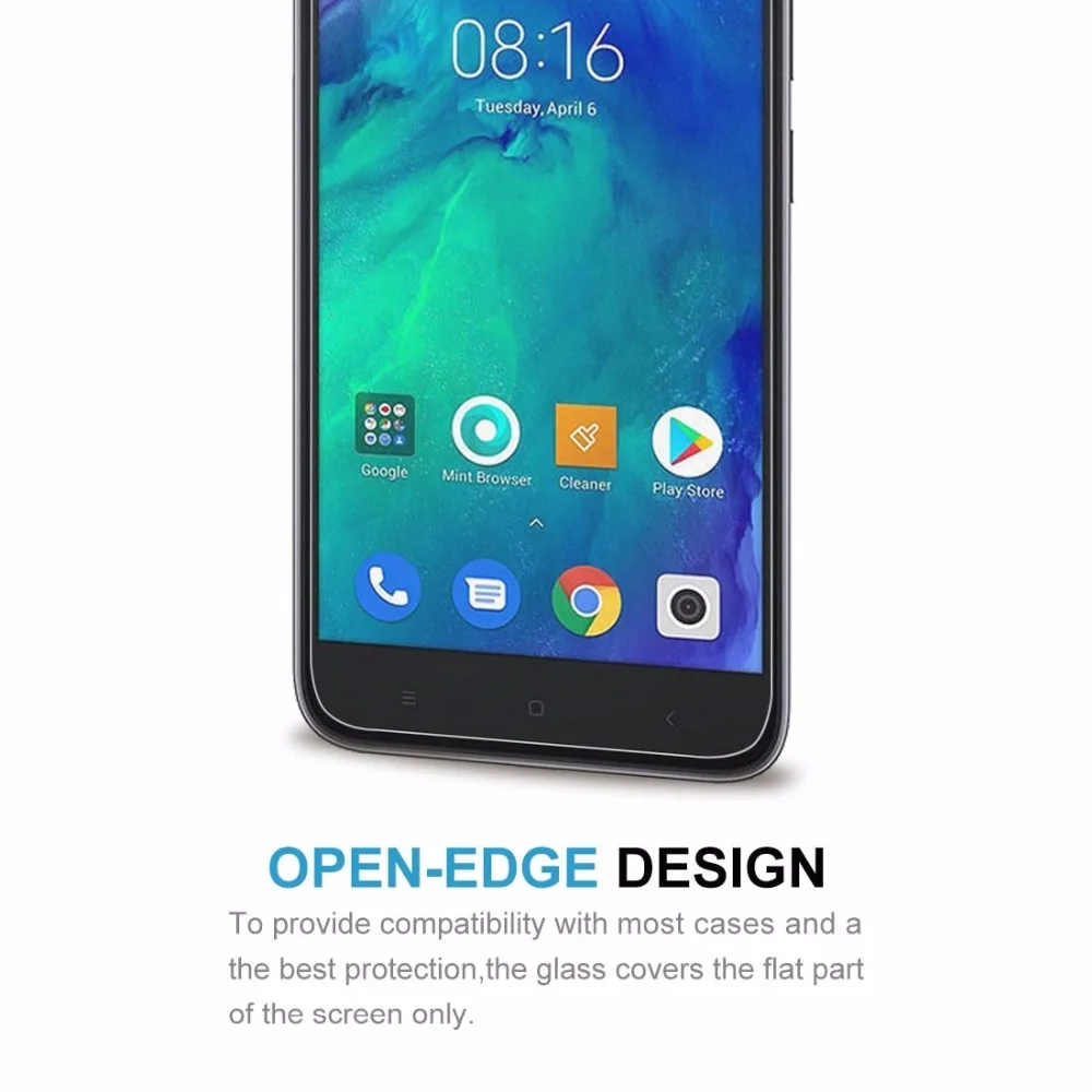 100 шт 0,26 мм 9 H 2.5D Закаленное стекло пленка для Xiaomi Redmi Go