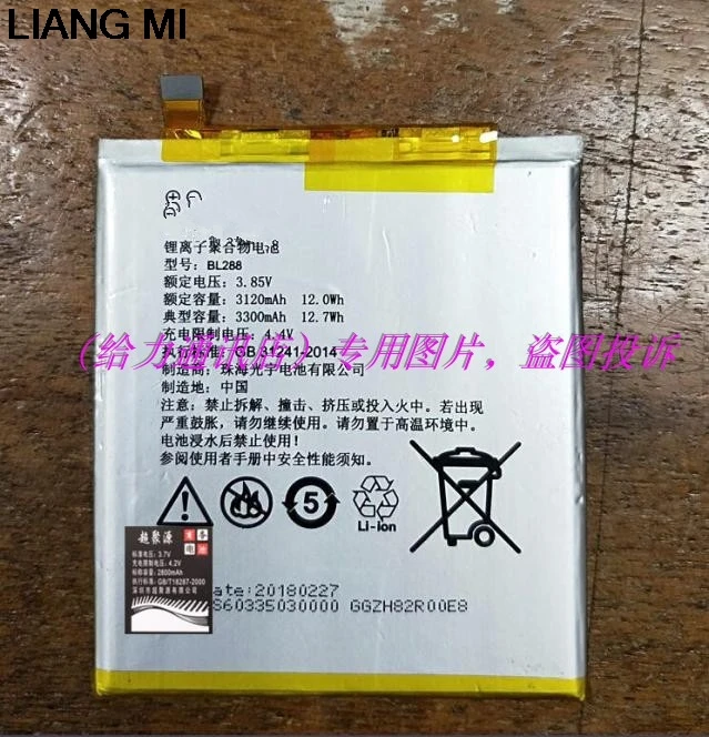 

BL28 cell phone battery for Lenovo L78012 Z5 battery 3120mAh Batterie with repair tools for gift