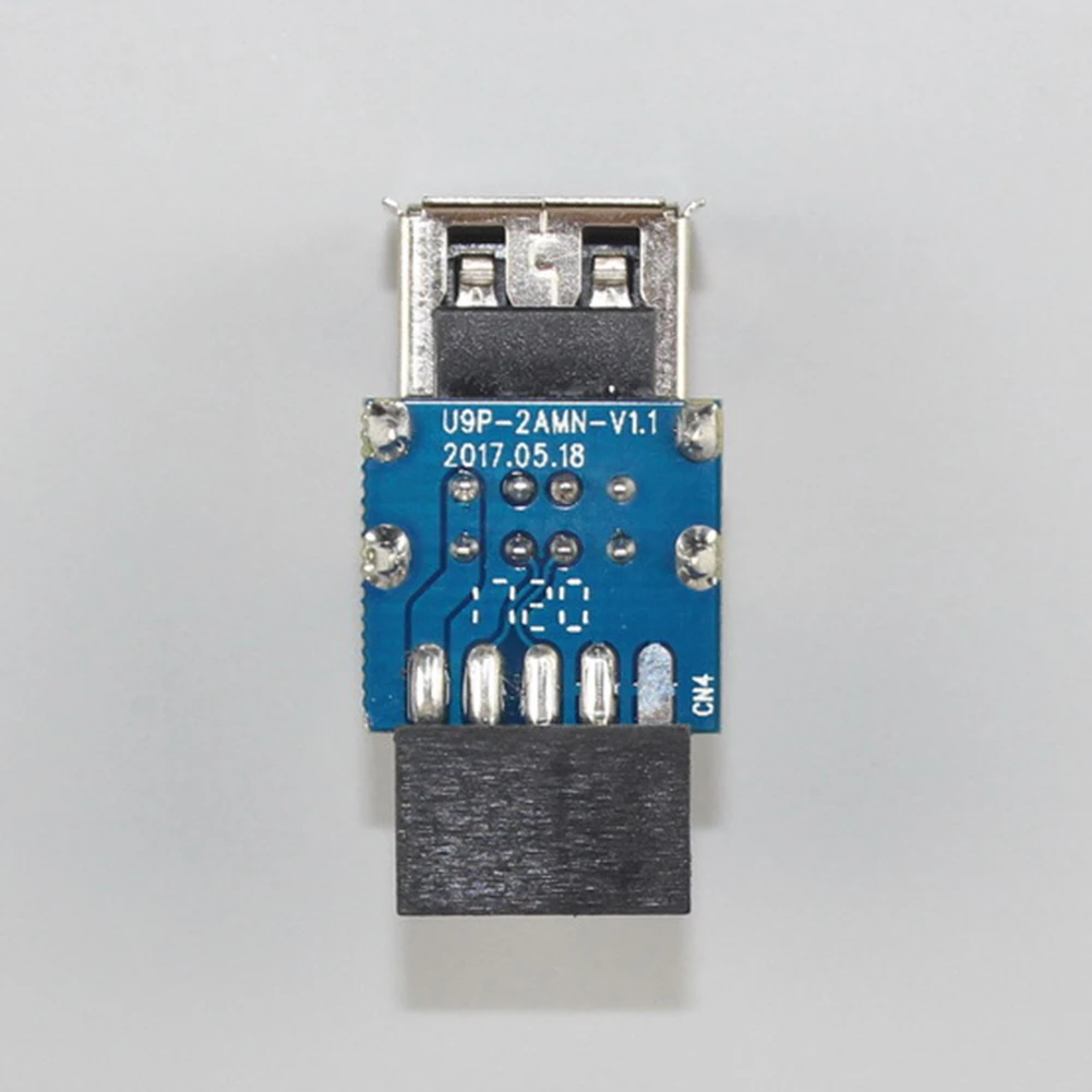 9 Pin To A Type Port Motherboard Use Replacement Mini Bluetooth Converter USB 2.0 Easy Install Adapter Stable Durable