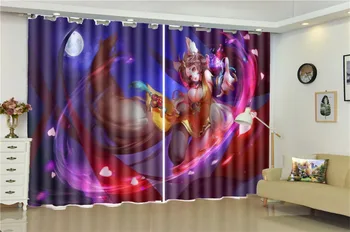 

3d Print Curtain For Living Room Price 3d Cartoon Sexy Girl Decorative Interior Beautiful Blackout Curtains