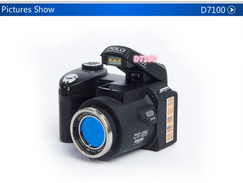 Модернизированная профессиональная цифровая камера Protax POLO SLR D7100 13 мегапикселей
