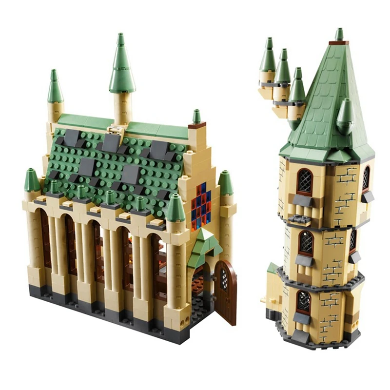 

LEPIN 16030 1340pcs Harry Hogwarts Castle School Building Blocks Kit Set Potter LEgoings Building Blocks Bricks Toys
