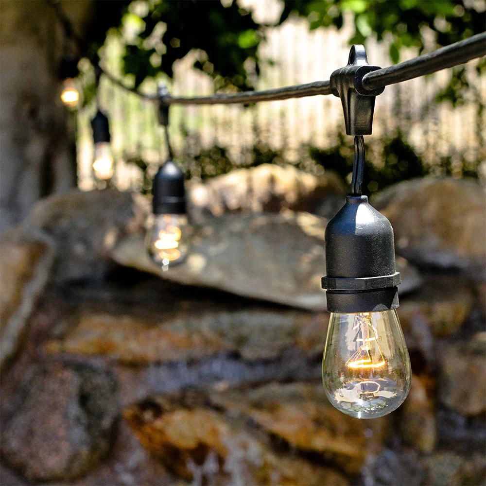 MengJay Waterproof 10m 33ft 10 Heads E27 40W String Light Pendant Lamp for Garden Porches Pergola Outdoor Decor retro wall lamp MengJay Waterproof 10m 33ft 10 Heads E27 40W String Light Pendant Lamp for Garden Porches Pergola Outdoor Decor retro wall lamp