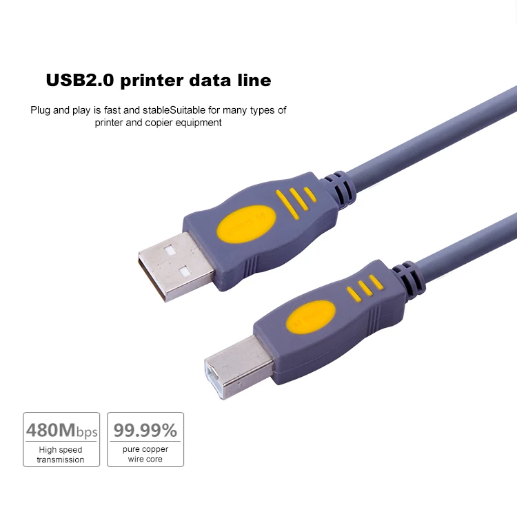 4USB 2.0 Extension Print Cable Type A Male To B Male 1.5M 3M 5M 10M  Sync Data Scanner USB Print Cable for Printer HDD(China).jpg