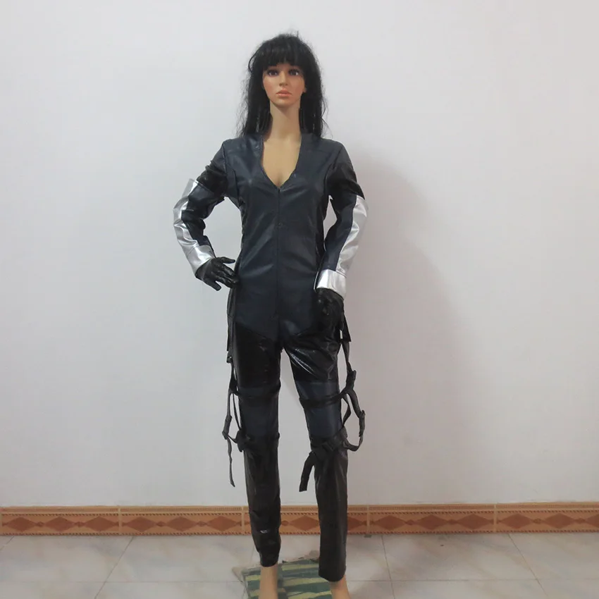 

Jill Valentine Leather Cosplay Christmas Party Halloween Outfit Cosplay Costume Customize Any Size