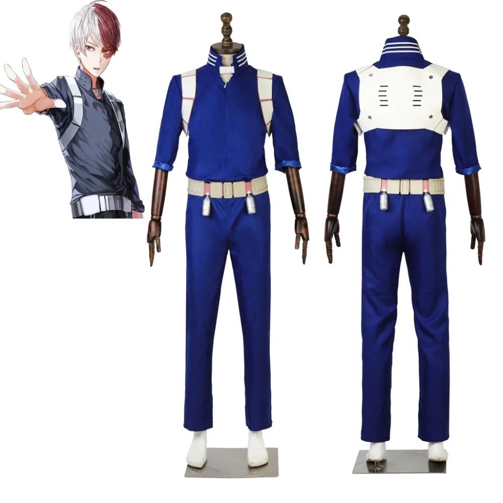 Костюм для косплея сделай сам Мой герой Academia Todoroki Shoto аниме костюм Fighting рюкзак