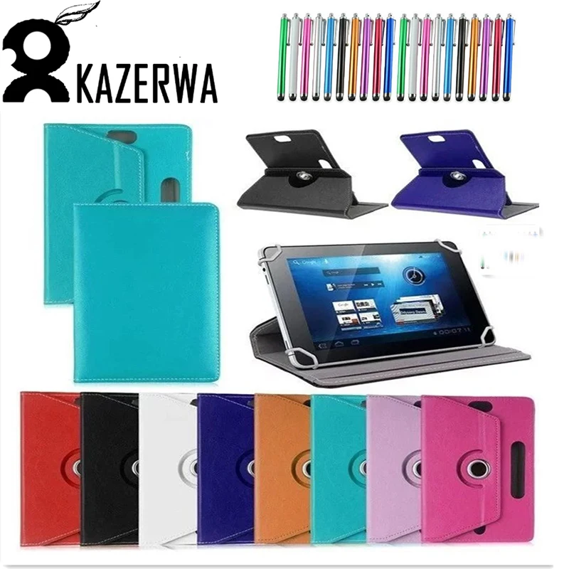 

7 inch Universal PU Tablet Case Cover For Huawei MediaPad T1 Tablet case for huawei t1 7.0 T1-701u for lenovo Tab 3 710F 7" +Pen