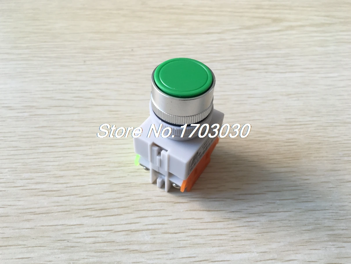

Round Green Cap 4-Pin Momentary Electric Push Button Switch AC 600V 10A