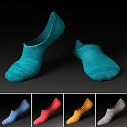 6 цветов мужские низкие хлопковые носки-башмачки для бега, ходьбы, йоги, лодыжки, спортивные носки, тапочки для спортзала, спортивные