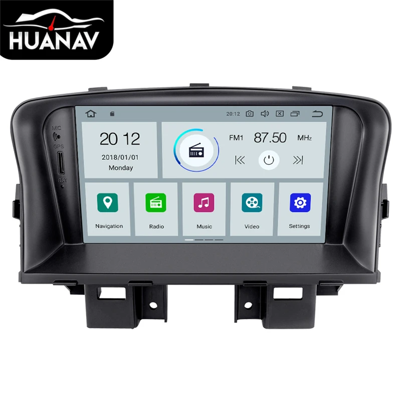 Discount Android 8.0 Multimedia no Car CD DVD Player GPS Navigation For Chevrolet CRUZE 2008-2011 Stereo Automedia Sat Nav Headunit 4/32G 5