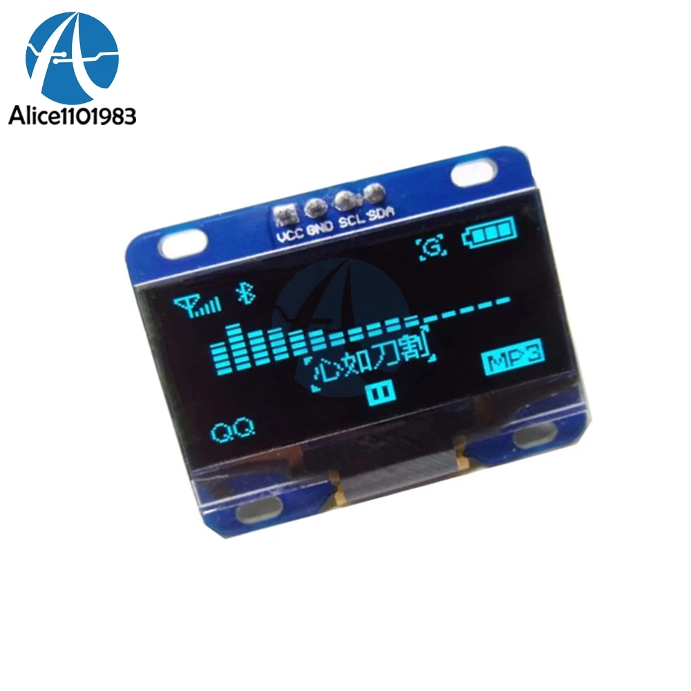 Светодиодный ЖК дисплей 1 3 &quot серия SPI 7 Pin 128X64 O модуль I2C IIC интерфейс дюйма для
