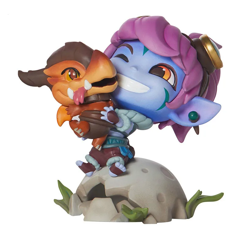 Игра ПВХ фигурка Poppy Tristana Blitzcrank Riven Коллекционная модель игрушки в ассортименте