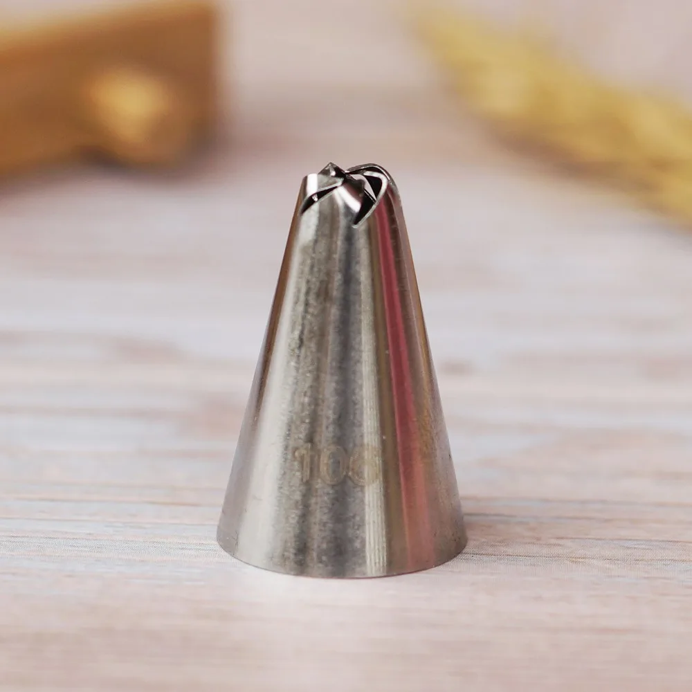 

#106 Icing Tips Piping Nozzle Cake Cream Decoration Tip Staniless Steel Tools Bakeware Small Size Nozzles
