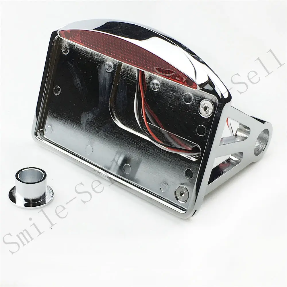 Motorcycle accessories Side Mount License Plate Bracket Tail Light