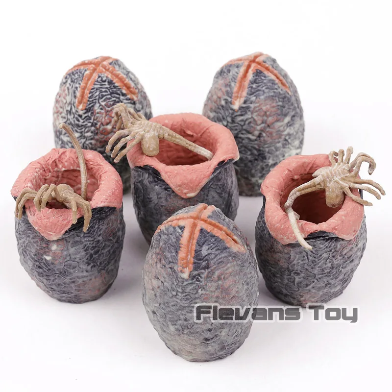 

Alien VS. Predator Alien 6 Eggs & 3 Facehuggers Movie & TV ToysPVC Figure Collectible Models