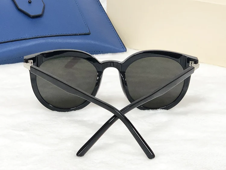 Qualität Fall Sonnenbrille Sanfte Black Hohe Frauen Runde Polarisierte Peck Mond Vintage Männer Mit silver Osten Original 2019 Gregory UXgqZnzn