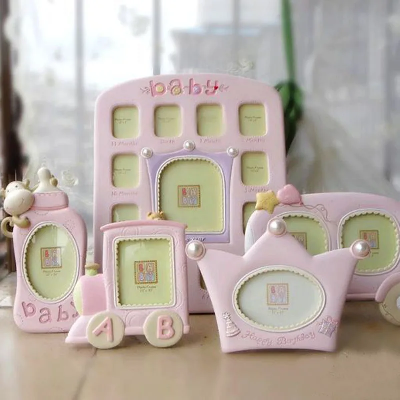 

6 7 inch Thick Pine Wood Photo Frame Wall Picture Frame Wood Color baby photography