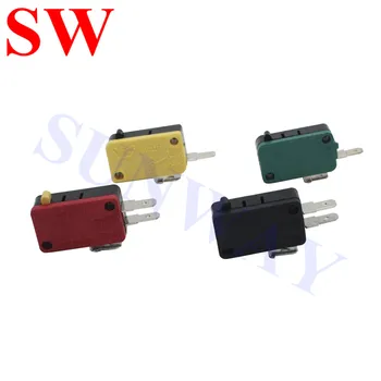 

50pcs 2Pin/3Pin arcade push button switch/Three feet limit microswitch for Arcade HAPP Push Button and Round LED Push buttons