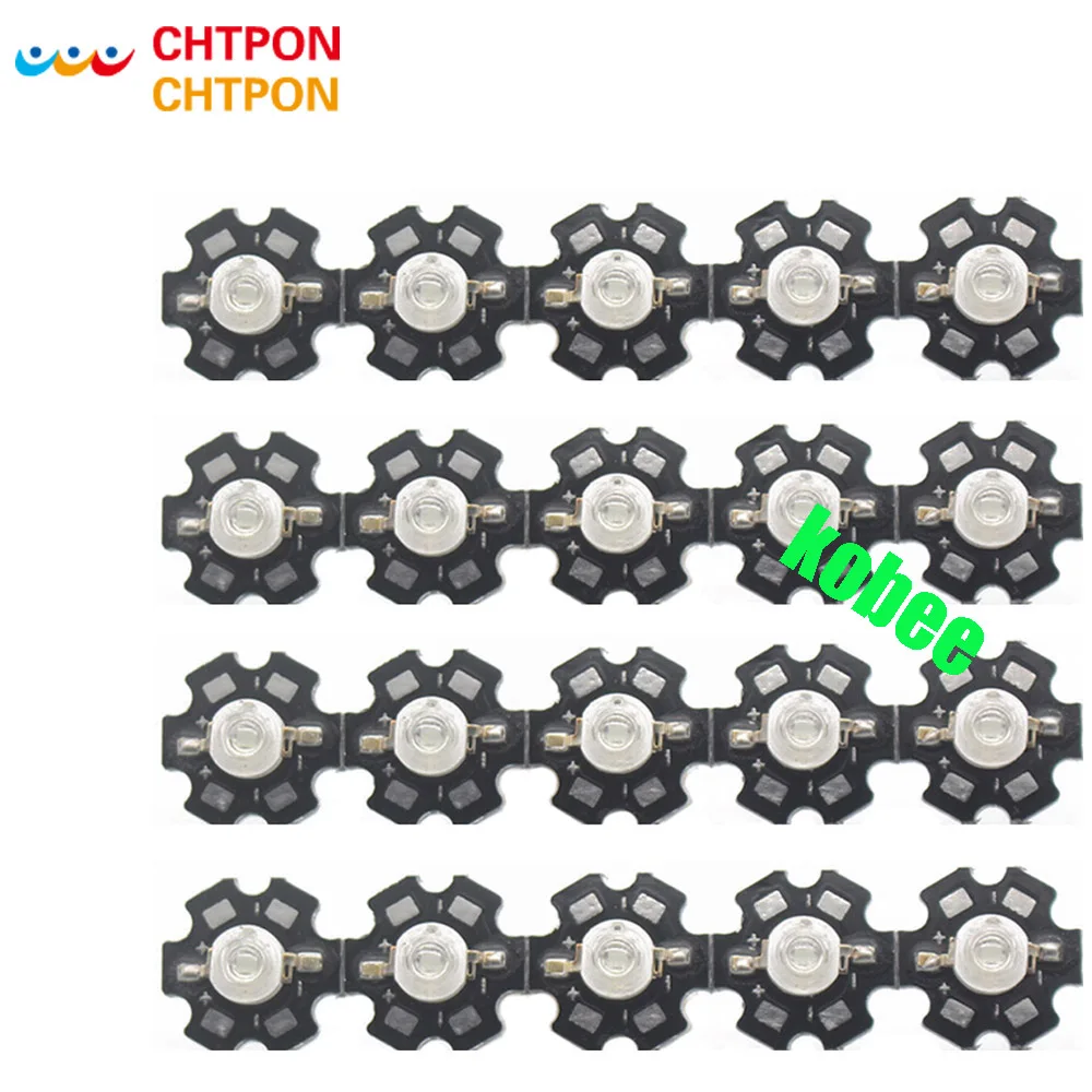5 10 20 50 100 шт. 1w 30mil 3 Вт 45mil EPISTARS Королевский синий 445nm 460nm Светодиодный лампа для