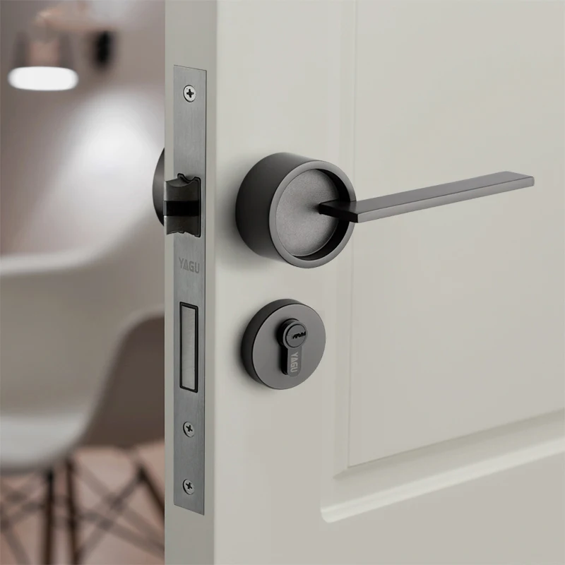 New Nordic Door Lock For Solid Wood Interior Doors Modern