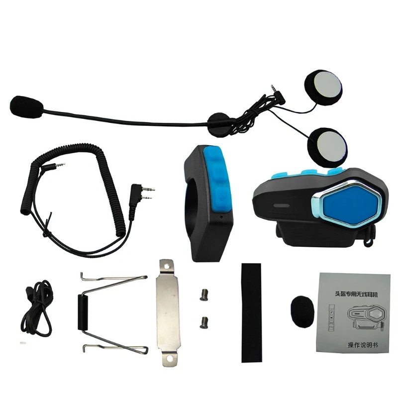 

LR-3 Bluetooth Motorcyle Motorbike Helmet Interphone Intercom Headset System New