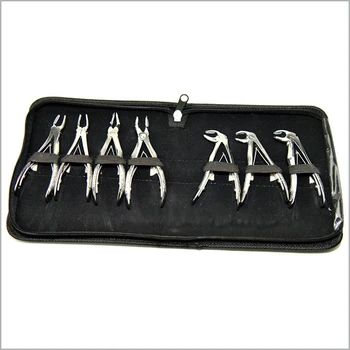 

Dental forceps for children's tooth forceps set of 7 pieces of suit for children's tooth forceps