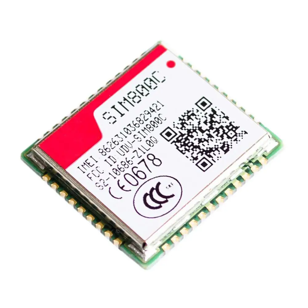

SIM800C 24M 32M GSM GPRS GPS BT Module Mini Development Board With Bluetooth TTS 3.4 ~ 4.4V