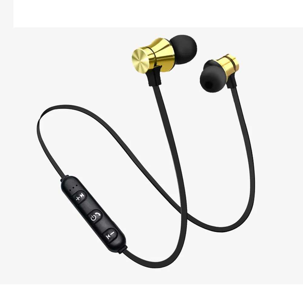 Binmer Bluetooth 4 2 стерео наушники гарнитура Беспроводные магнитные вкладыши с