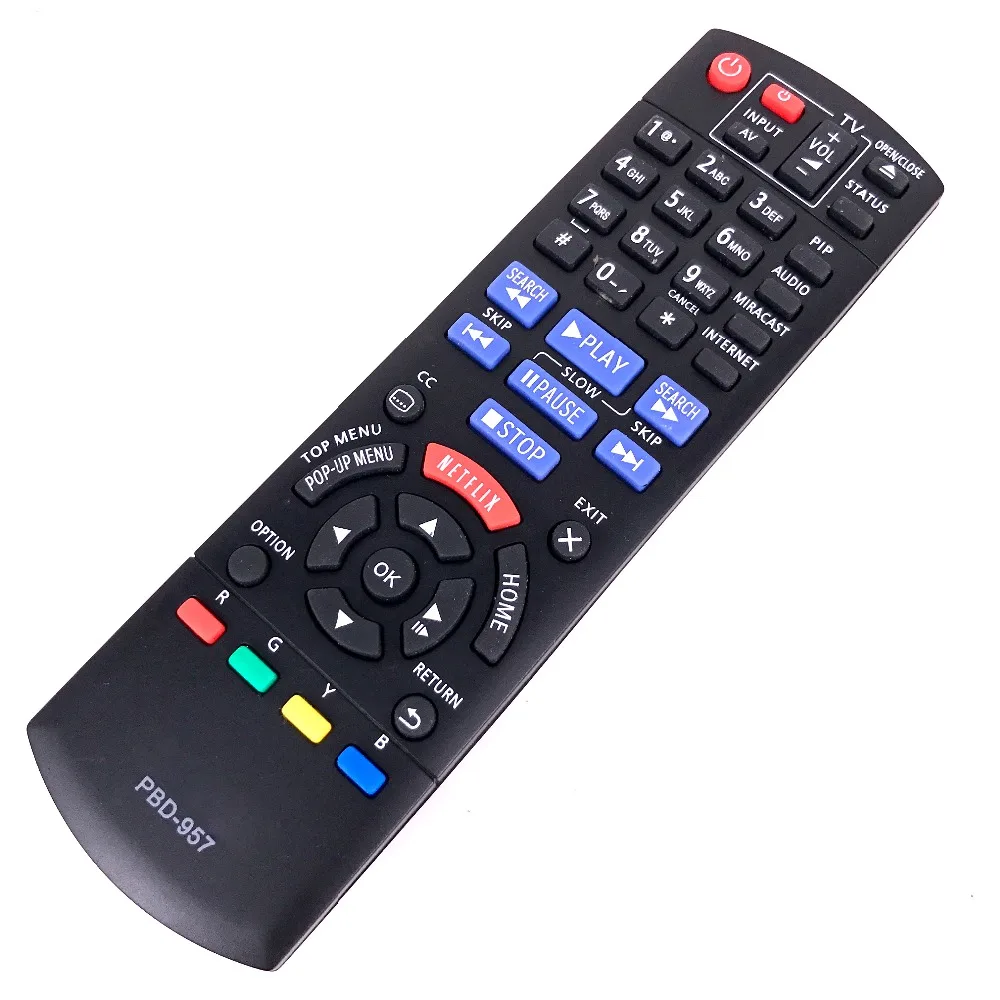 2PCSLOTNewremotecontrolForPanasonicBlurayDVDplayerPBD957