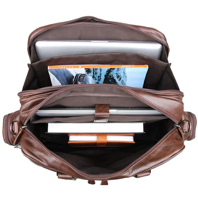 Men's Genuine Leather Briefcase 16