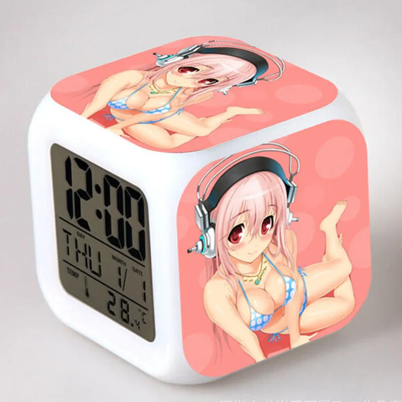 

SUPERSONICO LED Clock Kids Watch with backlight Bedroom electronic desk clock snooze Digital Alarm Clock reveil despertador