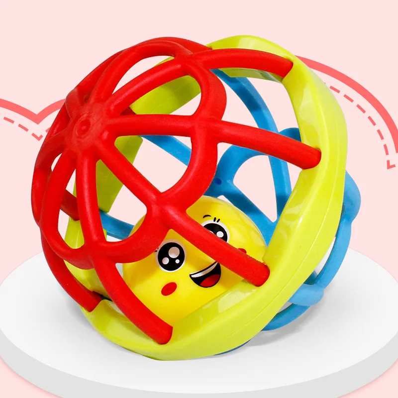 

Intelligence Soft Glue Hand Grab Ball Sound Color Grab Learning Crawling Baby Toys 0-1 Years Old