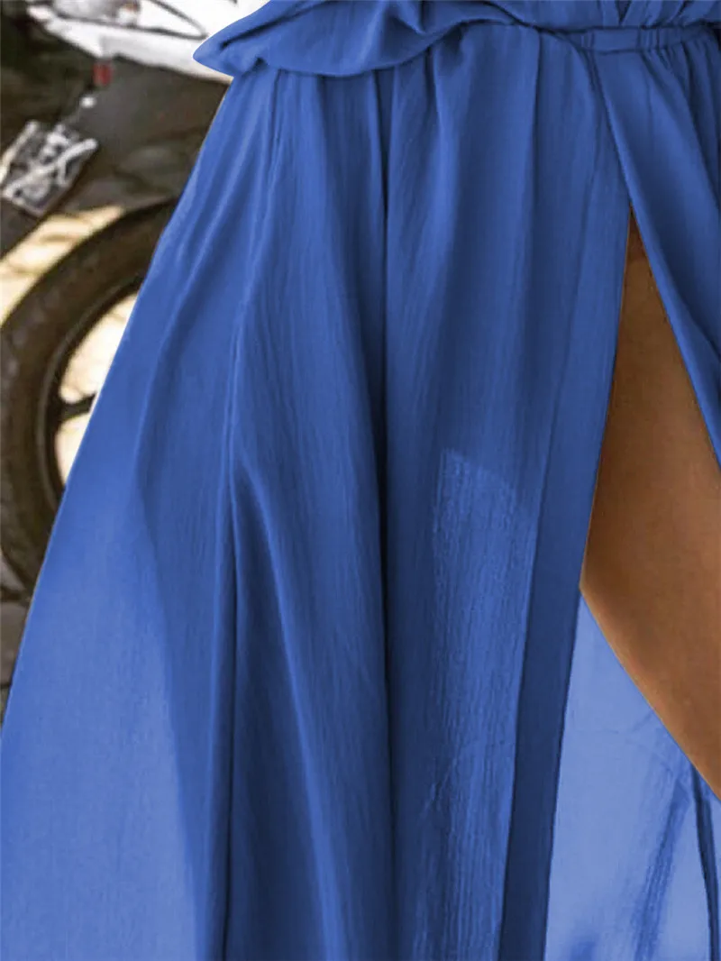 Летняя Женская Туника парео пляжное платье длинная пуговица спереди открытый пояс кафтан юбка одежда для плавания купальник накидка саронг халат De Plage A61