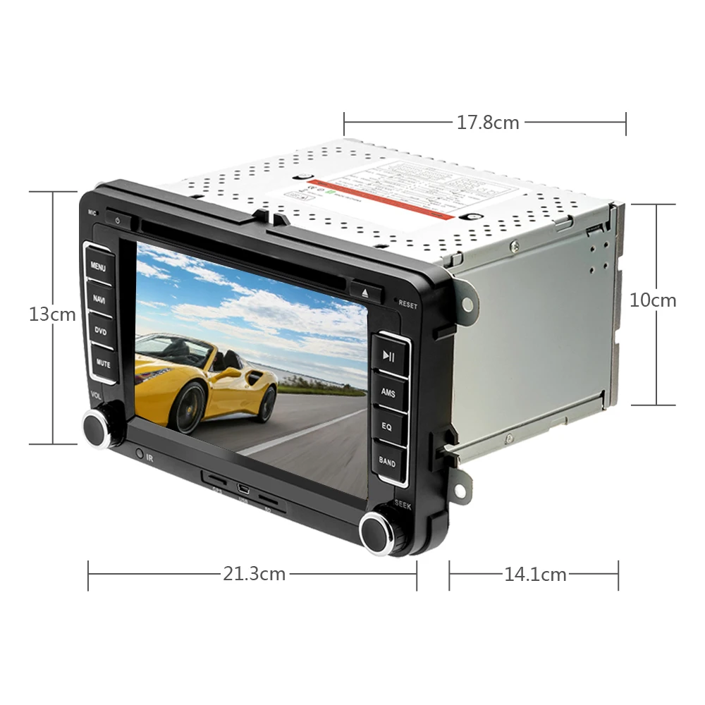 Camecho 2 Din автомагнитола DVD Авторадио gps 7 ''Мультимедиа Стерео для VW/Volkswagen/Golf/Polo/Tiguan/Passat/b7/SEAT/leon/Skoda