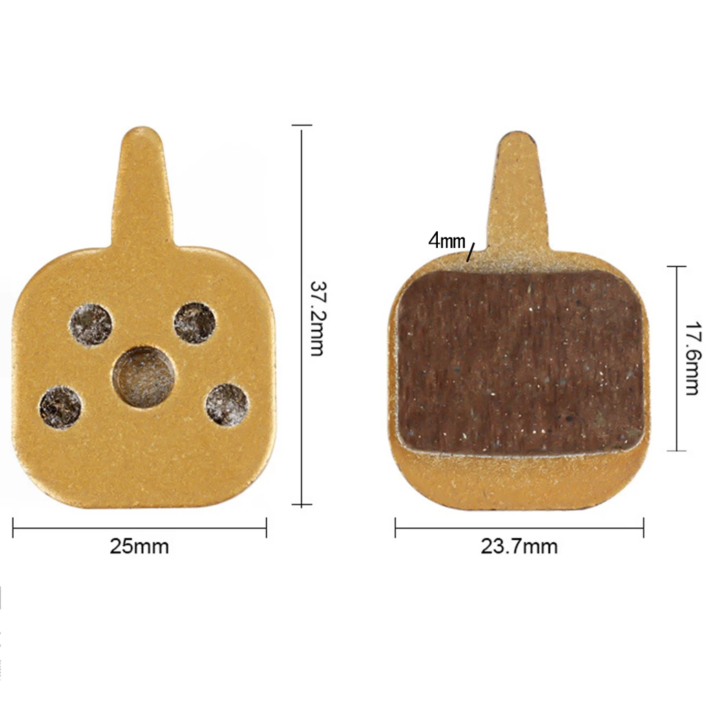 Mountain Road Bike Fixed Gear Components Mechanical Disc Brake Caliper Pads for   IO
