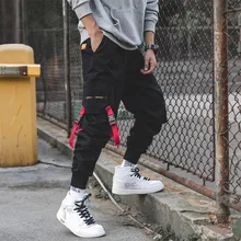 Повседневное Военная Униформа свободные брюки-карго мешковатые стиль сафари хип хоп брюки для девочек полной длины карманы джоггеры мотобрюки уличная