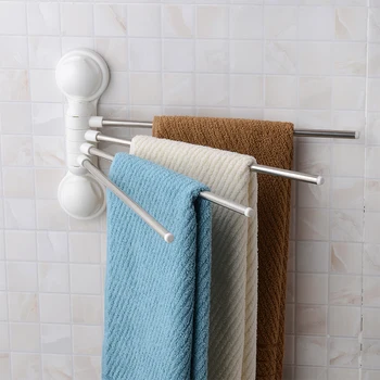 

A1 Bathroom stainless steel suction cup towel rack shelf towel rack bathroom towel bar LO4204