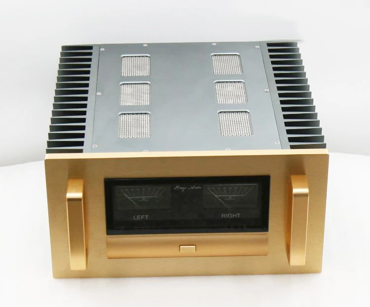 B-058 CNC все алюминиевый корпус корпуса чехол коробка шкаф для DIY аудио усилитель мощности 430*220*432 мм