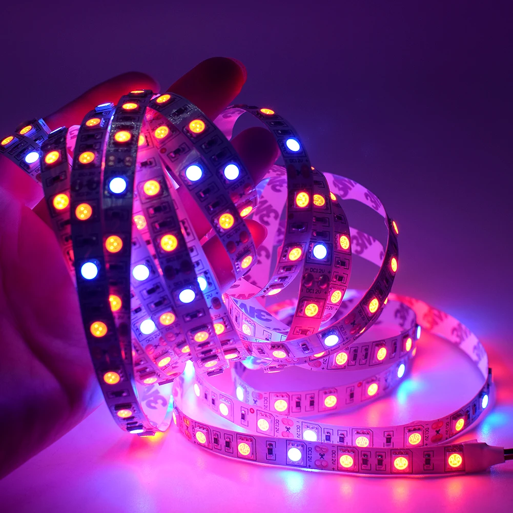 Cuttable Dimmer 1m 2m 3m 4m 5m 5m/lot LED Grow Lights DC12V Growing LED