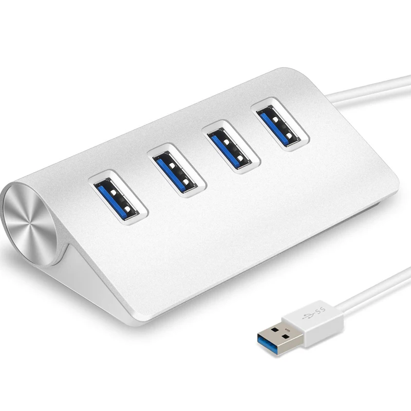Aluminium High Speed 5 Gbps USB 3 0 HUB 4 Port USB Splitter USB HUB 3 1